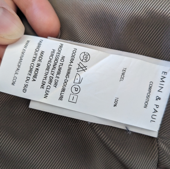 Emin & Paul studio jacket, olive green, size S - Picture 11 of 11